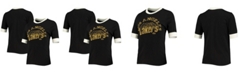 Junk Food Women's Black Los Angeles Lakers Slim Ringer T-shirt